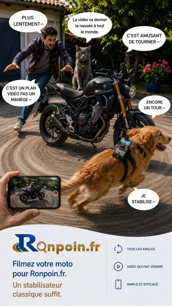 BD Thor & Paco : filmer sa moto