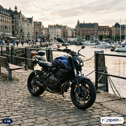 Moto d'occasion sur route